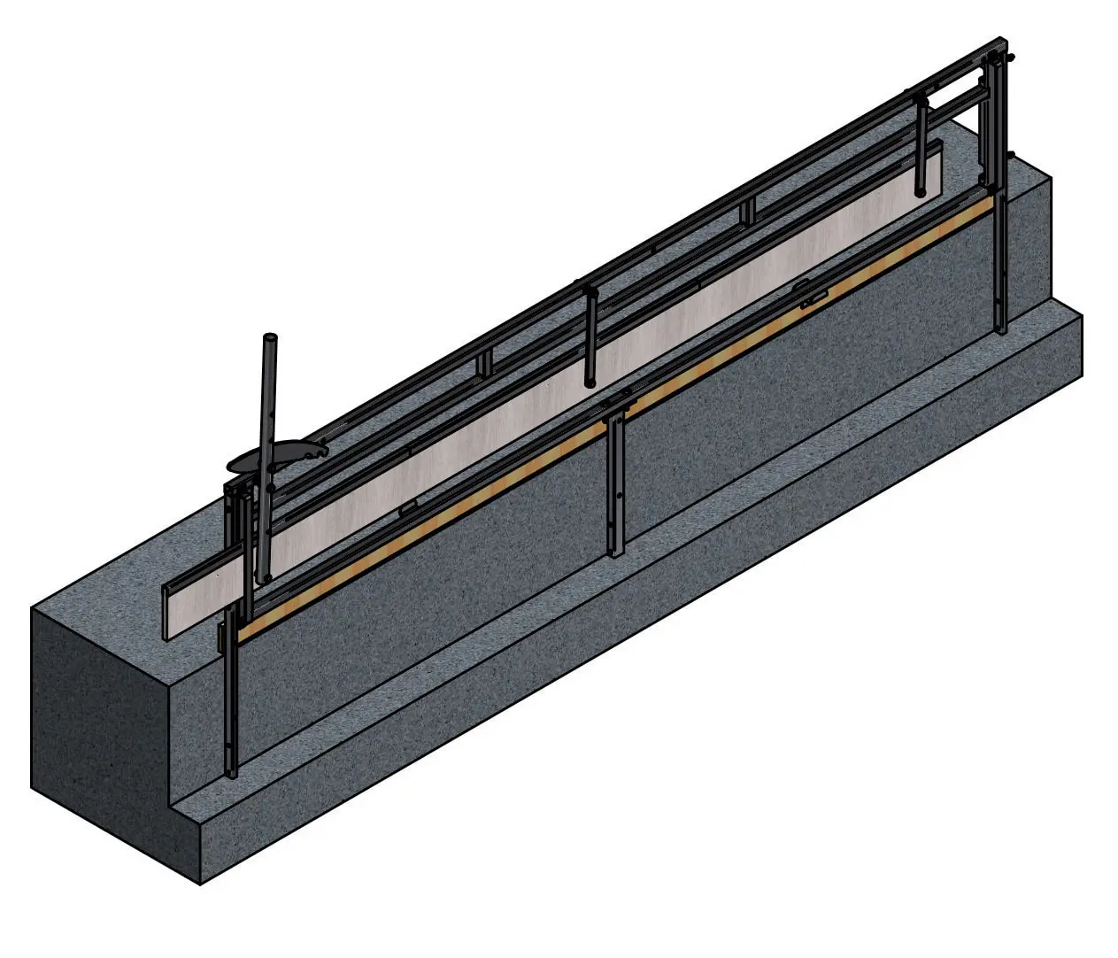 schéma cornadis type guillotine gauche