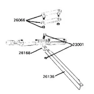 pièces de racleur type 108