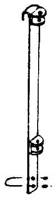 fixation du barrière perpendiculaire
