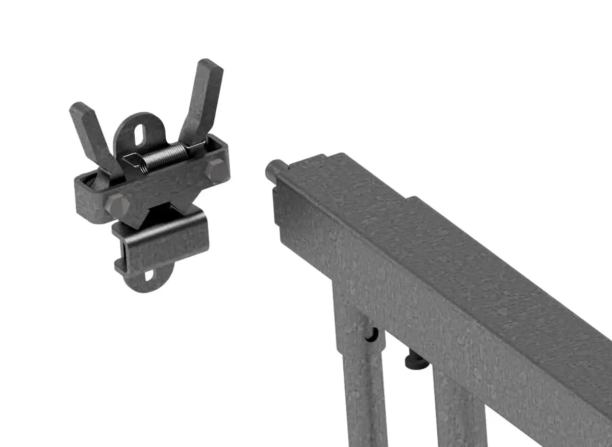 verrou automatique de barrière levante basculante extensible
